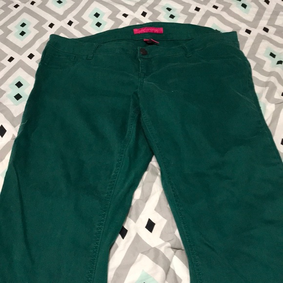 Denim - Dark green jeans